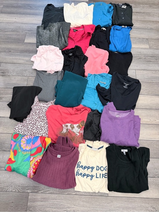 assorted Tops - 25pc Women’s tops and dresses - Large & XLarge